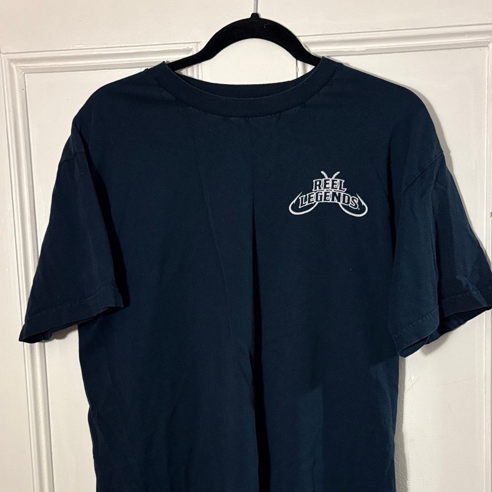 Reel Legends Men's Navy Blue T-Shirt